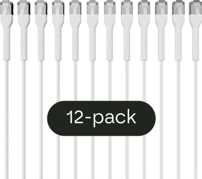 Obrázok produktu pre Broadbe Slim Patch Cable 10G White 3m 12-pack