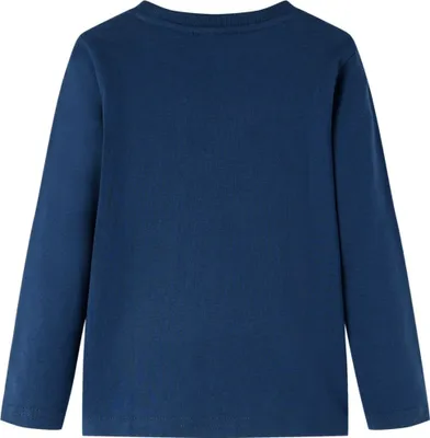 Immagine prodotto di Maglietta Bambini Maniche Lunghe Blu Marino 140