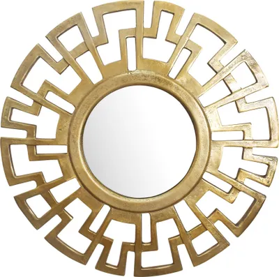 Produktbild von WOHNLING Wandspiegel Flurspiegel Rund Metall 60 cm Spiegel Flur Hängespiegel