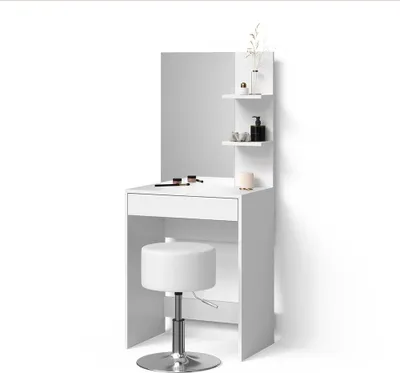 Produktbild von Schminktisch Livinity Nola Weiß 60 cm mit Hocker, Model 52345