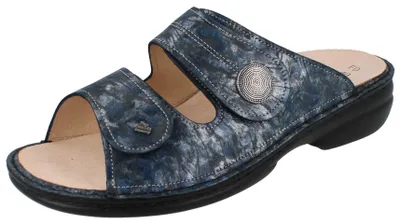 Immagine prodotto di Finn Comfort 02550-828046 Sansibar - Muli da donna - Navy, Taglia:38 EU