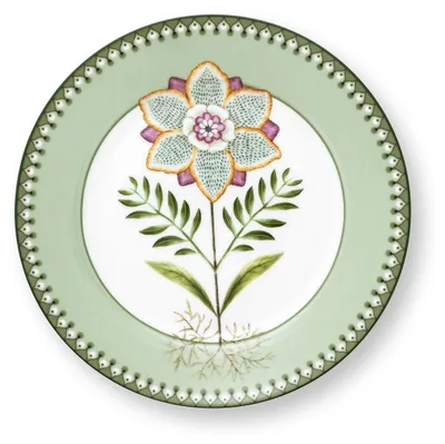 Produktbild von PIP STUDIO Lily&Lotus Light Green Frühstücksteller 21cm