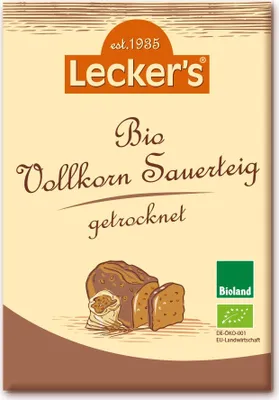 Produktbild von Lecker's    Vollkorn Sauerteig getrocknet 30g