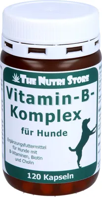 Produktbild von The Nutri Store Vitamin B Komplex Hunde Kapseln, 120 St. Kapseln