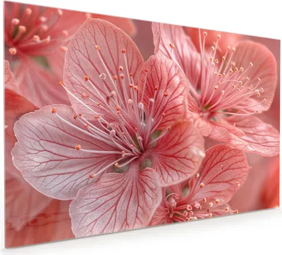 Produktbild von Küchenrückwand Spritzschutz Glas mit Motiv Blumenpracht 40 x 40 cm