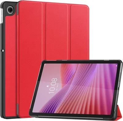 Produktbild von Lenovo Tab 10.1 TB311FU Hülle - Coverup Tri-Fold Ständer Klapphülle mit Schlaf/Wach-Funktion - Rot