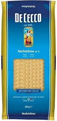 Produktbild von 5x Pasta De Cecco 100% Italienisch Mafaldine n. 2 Nudeln 500g
