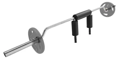 Image de Barre de squat de sécurité – Barre de musculation, entraînement de la force, acier de 28 mm, charge maximale de 320 kg