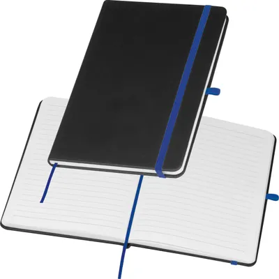 Produktbild von Notizbuch / mit Kunstlederumschlag / DIN A5 / 192 Seiten / Farbe: blau