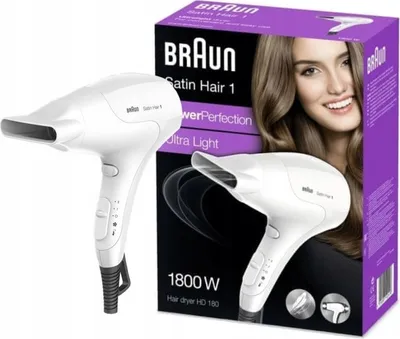 Zdjęcie produktu dla BRAUN HD180E PowerPerfection WHITE HAARTROCKNER