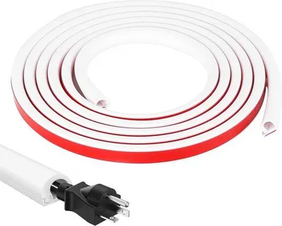 Image de Bande de protection pour câbles blanche, autocollante, 3 m