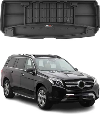Produktbild von OMAC Gummi Kofferraumwanne für Mercedes GLS 2015-2019 TPE Laderaumwanne Schwarz