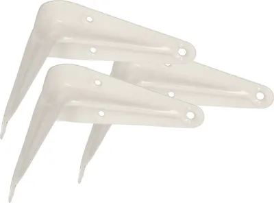Produktbild von KOTARBAU® 3er Set Regalwinkel 100x75 mm Regalträger Regalhalter für Wandmontage Weiß