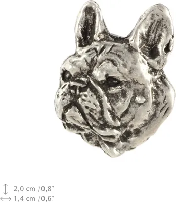 Immagine prodotto di Bulldog francese II - Orecchini pendenti con cani, adorabili gioielli per mamme di cani, regalo per ragazze del marchio Art-Dog