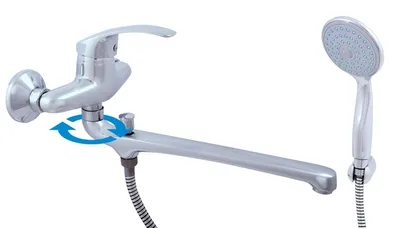 Obrázek produktu pro Slezák-RAV Vodovodní baterie pro vanu a umyvadlo Slezák RAV Mississippi MS057/1 Barva: chrom, Rozměr: 100 mm