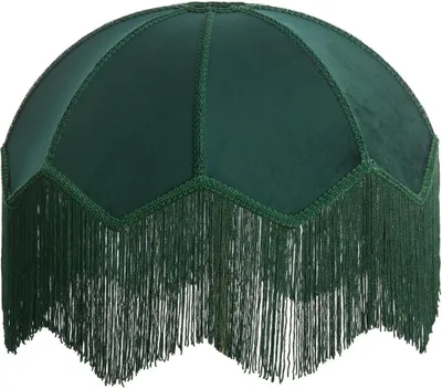 Produktbild von Light & Living - Lampenschirm Malacia - Dunkelgrün - Ø45cm - Stoffschirm für E27