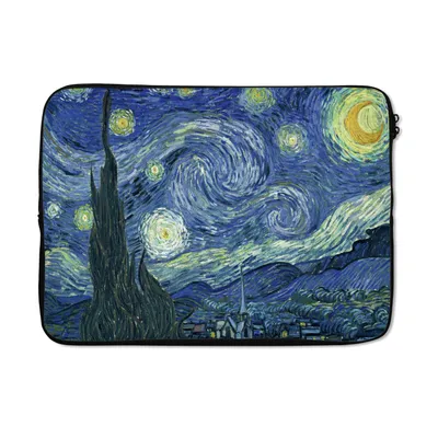 Produktbild von MuchoWow® Laptop Hülle 14 ZollSternennacht - Gemälde - Alte Meister - Vincent van Gogh Laptoptasche - Laptoptasche - Stoßsicher - Schutzhaube
