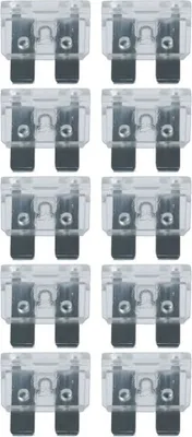 Immagine prodotto di baytronic 10x fusibile auto a spina piatta standard bianco 25A