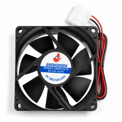 Produktbild von G58C Brushless PC Lüfter 80x80x25mm 12V 4-Pin Gehäuselüfter Kühlerlüfter für Computer Desktop PC Gehäuse Kühlung 80 mm Kühlventilator als Ersatzlüfter