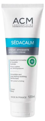 Imagen del producto de Crema hidratante calmante ACM SEDACALM para aliviar la picazón, 120 ml
