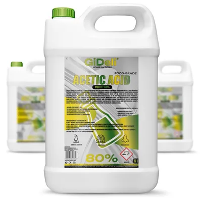 Produktbild von Essigsäure 80% 15L Konzentrat Reinigung Entkalkung Haushalt Essigessenz GiDeli