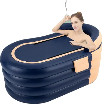 Zdjęcie produktu dla Nadmuchiwana wanna, materiał PVC, nośność 100 kg, moc pompki 30 W, kształt prostokątny, napełnia się w ciągu 1 minuty