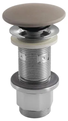 Produktbild von Sapho Wachbecken-Ablaufgarnitur 5/4", klick-klack, Beton-Stopfen, 10-80mm, Sand matt
