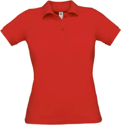 Produktbild von B&C PW455 | Poloshirt Safran Pure / Women - Farbe: Red - Größe: M