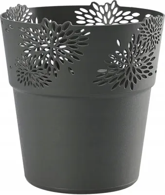Obrázek produktu pro Ažurové pouzdro antracit Aster 14,5 cm