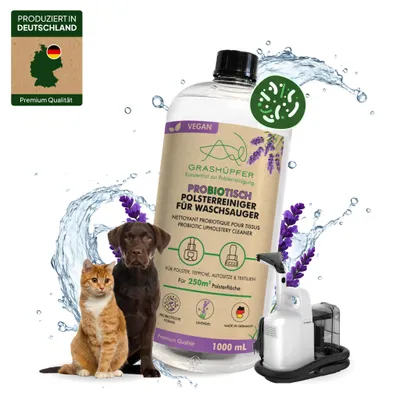 Produktbild von GRASHÜPFER® Probiotischer-Polsterreiniger für alle Nass- und Wischsauger