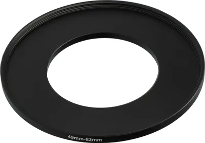 Produktbild von vhbw Step-Up-Ring Adapter 49 - 82mm für Kamera Objektiv - Filteradapter, Metall Schwarz