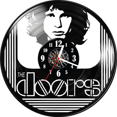Zdjęcie produktu dla Zegar ścienny z płyty winylowej The Doors 1624.14