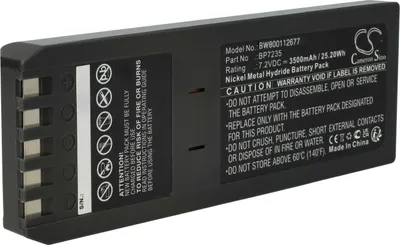 Produktbild von vhbw Akku Ersatz für Fluke BP7235, 668225, 116-066 für Messgerät (3500 mAh, 7,2 V, NiMH)
