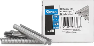 Obrázek produktu pro GEKO Spony pro kleště na pletivo, typ E, 600 ks - G33211