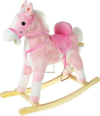 Image de Un cheval à bascule avec son