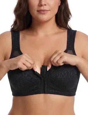 Imagen del producto de Sujetador cómodo para mujer con cierre frontal y soporte para la espalda