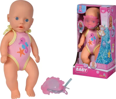 Produktbild von Simba New Born Baby Bath Doll - 30 cm bábika