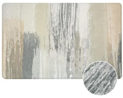 Produktbild von ANRO Anti-Ermüdungsmatte Sandstone 50x80 cm – Stehmatte 1 cm geschäumt, rutschhemmend, abwischbar, für Fußbodenheizung geeignet