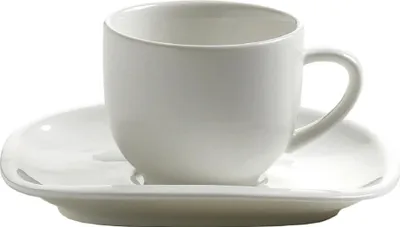 Produktbild von Maxwell & Williams Balance Espressotasse + Untertasse, 80ml, Porzellan, JX41580