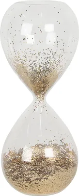 Produktbild von Clayre &amp; Eef 6GL2752 Sanduhr Zlaté sklo 8x8x19 cm