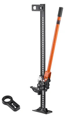 Productafbeelding van VEVOR Landbouwopkrikker (1075 mm hoog), Offroad hoogwerker (draagvermogen 3,18 ton), Offroad landbouwopkrikker, stootbalkopkrikker. Krachtige hefbokken met een hefbereik van 130,1-929,6 mm, geschikt voor tractoren en vrachtwagens