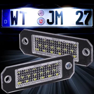 Produktbild von Led Kennzeichenbeleuchtung passend für VW Touran | Typ 1T1 1T2 | BJ 2003-05/2010