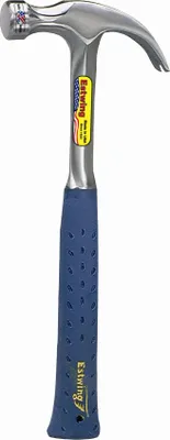 Produktbild von ESTWING Klauenhammer mit Vinylgriff, gekröpft, Ø25mm 450g, glatte Bahn