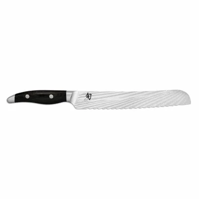 Produktbild von Kai Brotmesser Shun Nagare Black, Dual-Core-Stahl, Pakkaholz, Klingenlänge 23 cm, NDC-0705S
