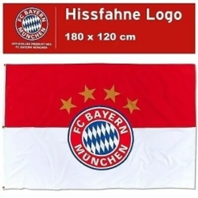 Produktbild von FC Bayern München Hissfahne Logo 180 x 120 0