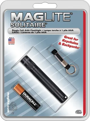 Productafbeelding van Mag-Lite lamp met 1 micro-batterij en sleutelhanger, zwart