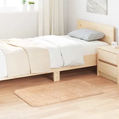 Produktbild von "2026 Promotion" Moderne Teppich Shaggy Hochflor NAVARRA Beige 60x100 cm Polyester - Designerteppiche CC25534