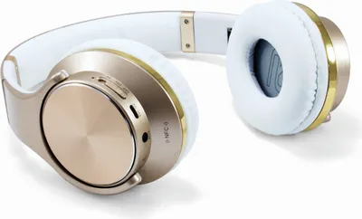 Produktbild von Conceptronic CHSPBTNFCSPKG, Verkabelt & Kabellos, 90 - 18000 Hz, Anrufe/Musik, 254 g, Kopfhörer, Gold, Weiß