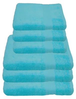 Produktbild von Julie Julsen Handtuch Set Babyblau,Set:6 tlg. 3 Badetücher 3 Handtücher