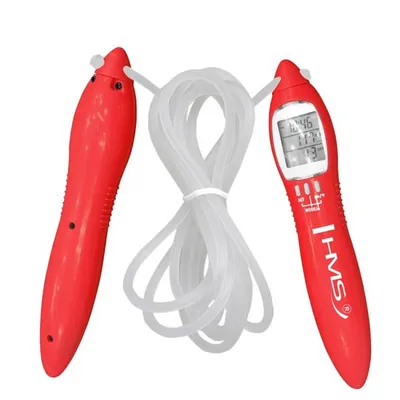 Produktbild von HMS Springseil mit Gummiseil und LCD-Zähler Für präzise Trainingsmessung und schnelle Kalorienverbrennung